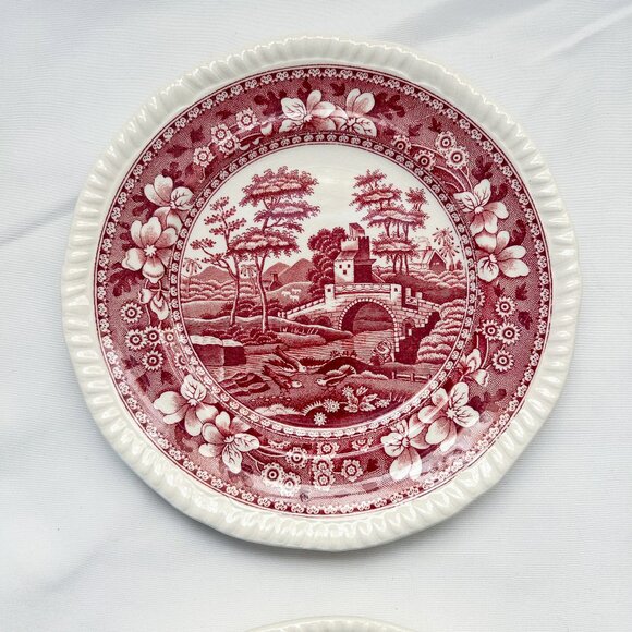 Copeland Spode Tower Vintage Dessert Plates, Set of 4 - Picture 3 of 10
